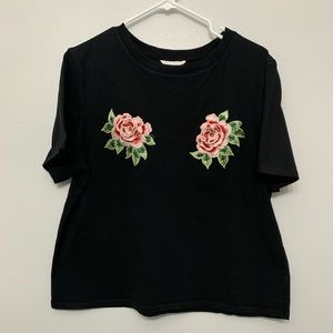 H&M Floral Top Size L